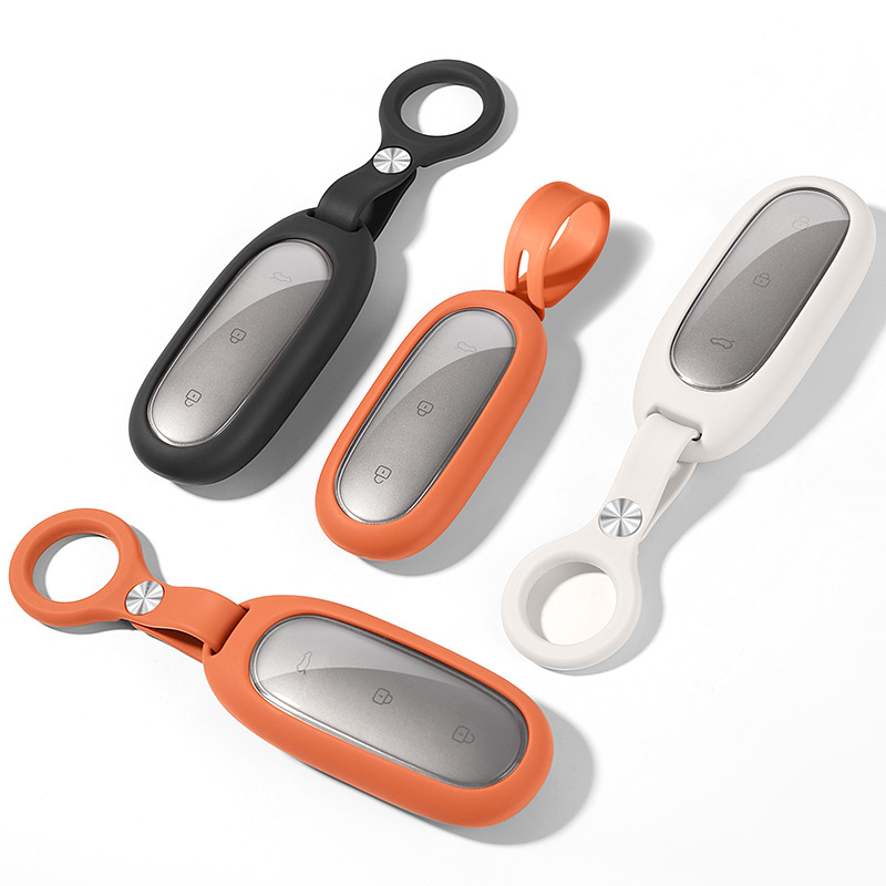 Husă din silicon pentru cheia de mașină, cu cataramă, compatibilă cu L6L7L8L9 MEGA