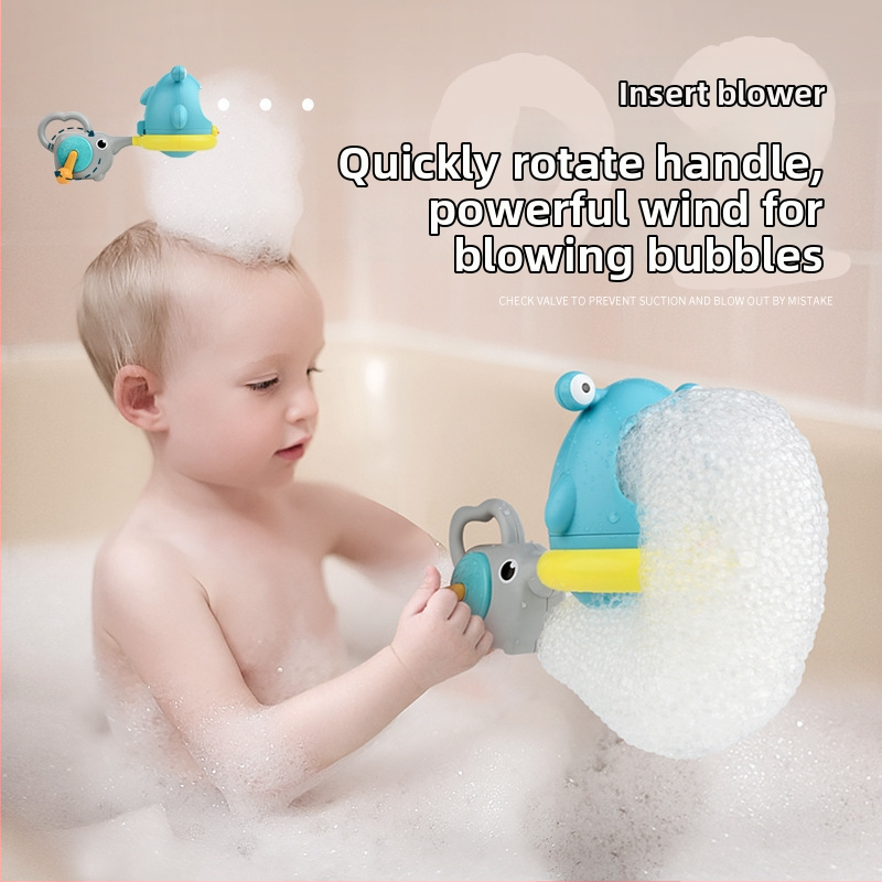 Jucărie de baie cu temă crab și rechin, care produce bule, din plastic, pentru copii între 3 și 6 ani, certificat 3C