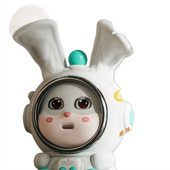 Mașină de povestire pentru învățarea timpurie cu recunoaștere vocală, muzică și interacțiune emoțională — plastic, funcționează pe baterii, potrivită pentru 4–6 ani.