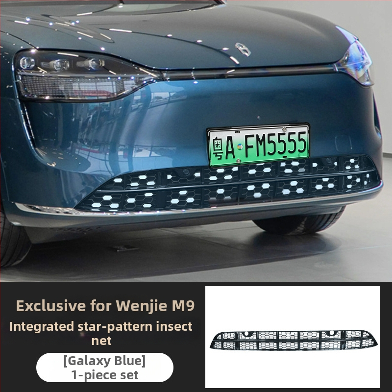 Minghao ABS Plasă anti-insect pentru AITO M9 – Plasă frontală detașabilă, Aspect modificat