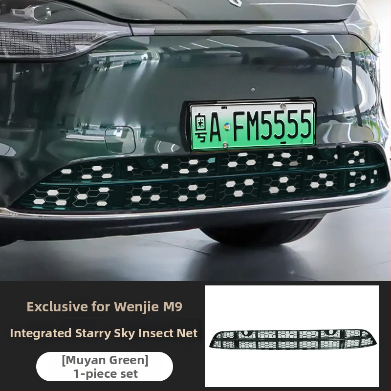 Minghao ABS Plasă anti-insect pentru AITO M9 – Plasă frontală detașabilă, Aspect modificat