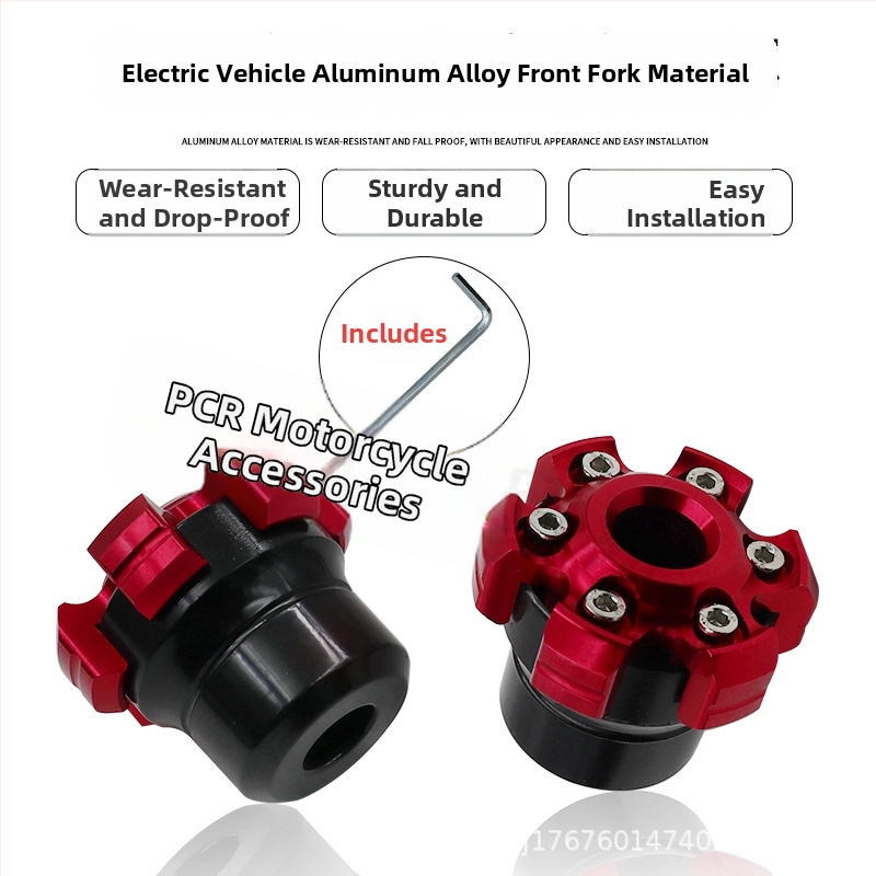 Prednji poklopac vilice motocikla – aluminijski spoj, protiv pada, model 3412, marka PCR, licencirana privatna etiketa, za motocikle i električna vozila