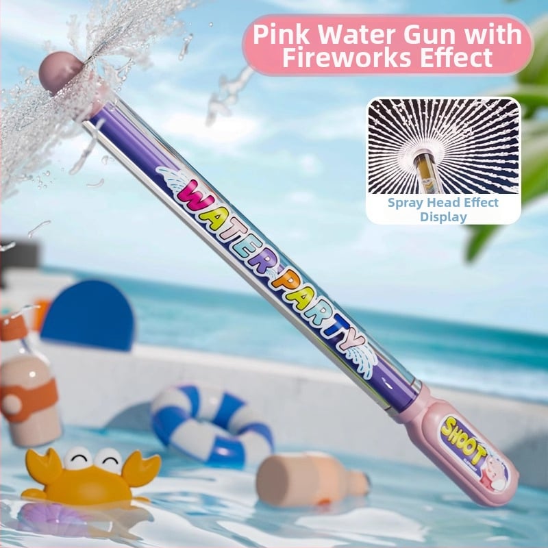 Pistol de apă, cu capacitate mare, din plastic, pentru 14+ ani.