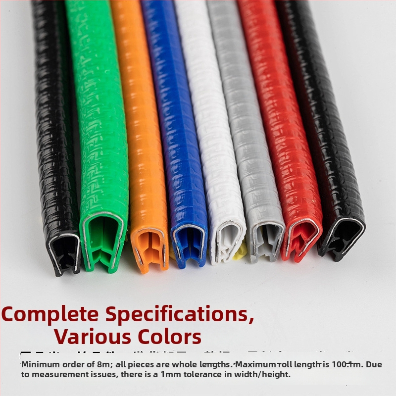 Bandă de etanșare în formă de U din cauciuc nitril pentru uși și ferestre — protecție împotriva prafului, rezistență la uzură, absorbție la șocuri