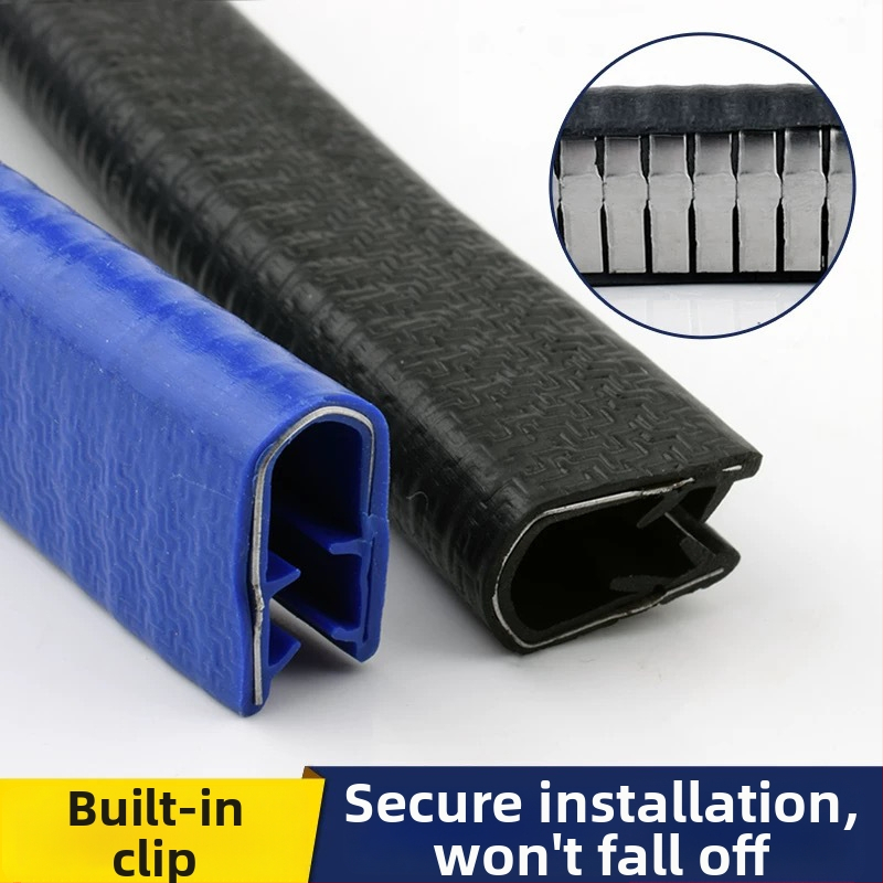 Bandă de etanșare în formă de U din cauciuc nitril pentru uși și ferestre — protecție împotriva prafului, rezistență la uzură, absorbție la șocuri