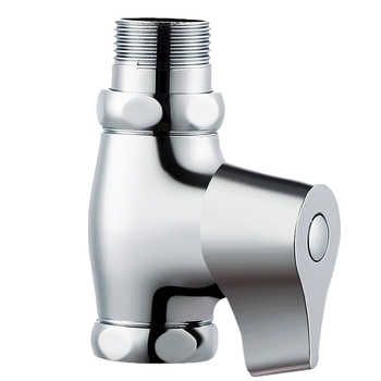 Valvă de toaletă – acționare manuală, alamă, ieșire 32 mm, dimensiuni 32 mm, model 23052002, timp de spălare 2 secunde.