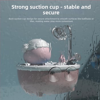 Jucărie de baie cu purceluș – jet de apă electric, din plastic, pentru copii 4–6 ani