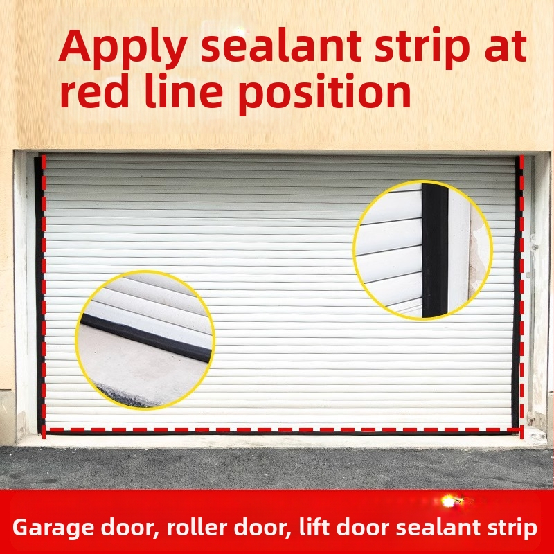 Bandă de etanșare pentru ușile de garaj, bandă inferioară, CKJLMMFT model, Shouli brand, rezistentă la praf, vânt și șoareci, cu rezistență la temperaturi înalte, uzură, îmbătrânire și coroziune.