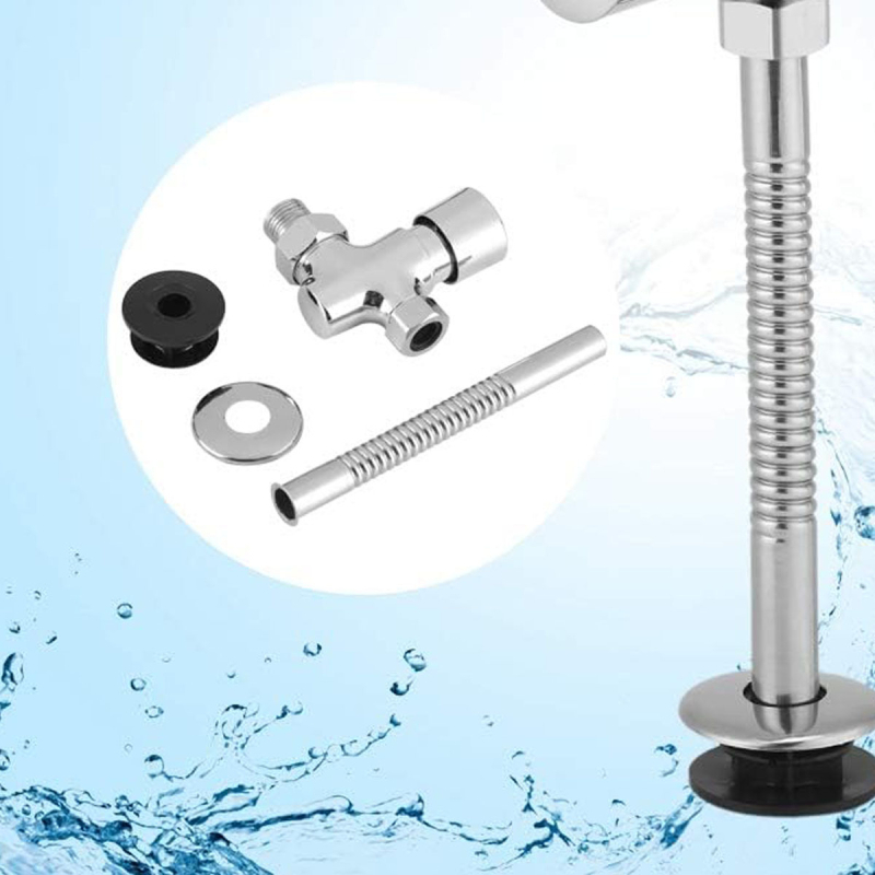 Valvă de spălare pentru urinal din aliaj de zinc, montaj pe suprafață, întârziere la spălare, cap de acționare prin apăsare manuală