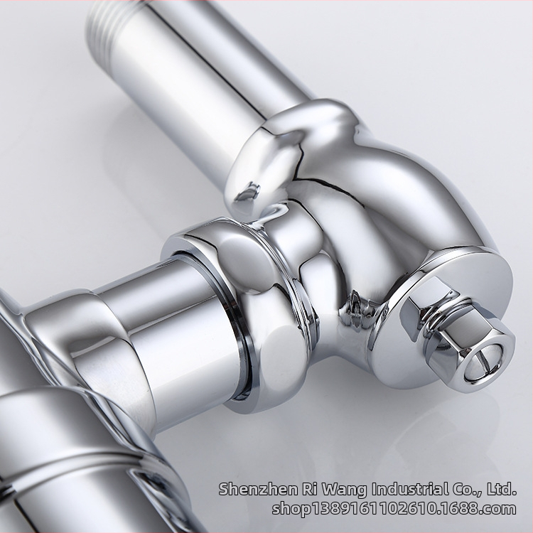 Valvă de spălare pentru toaletă cu senzor infraroșu, pedal dublu, automată, din cupru, model 7L20