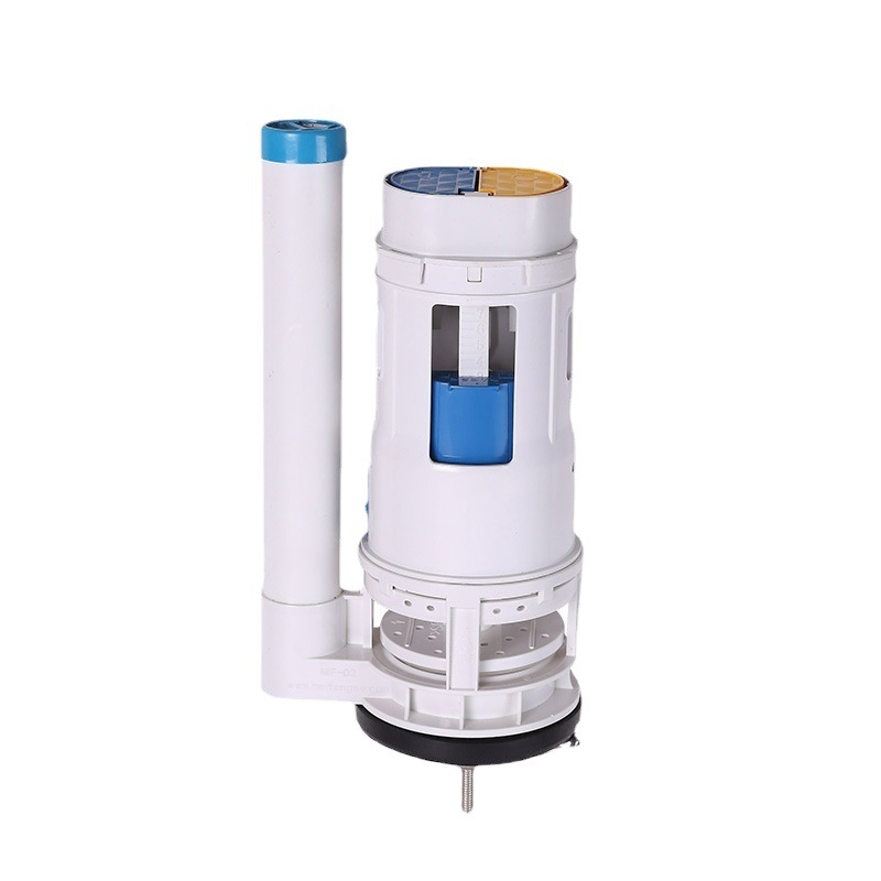 Supapă de drenaj ABS pentru toaletă — montată în rezervor, turnare prin injecție, stil modern minimalist