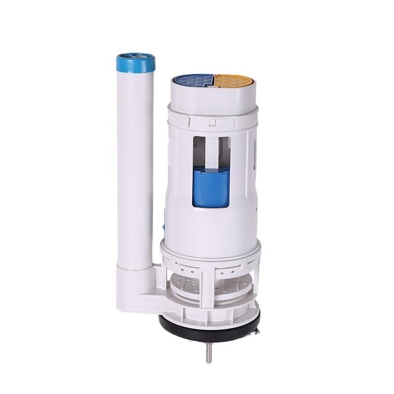 Supapă de drenaj ABS pentru toaletă — montată în rezervor, turnare prin injecție, stil modern minimalist