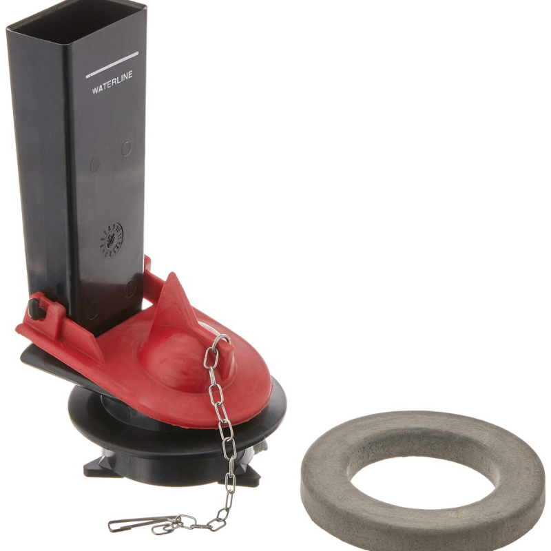 Ventil de spălare pentru toaletă compatibil Kohler SantaRosa Gabrielle - material TPE, operare manuală, accesorii rezervor WC