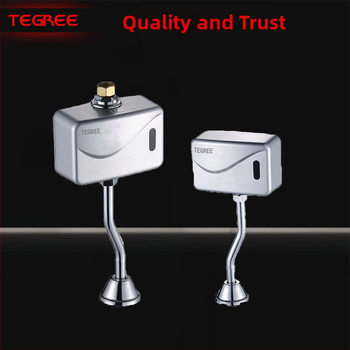 TG-730 senzor IR pentru urinar montat pe suprafață, cu valvă de spălare, corp ABS, alimentare DC, 4x ieșire 1/2'', timp de spălare 6 s