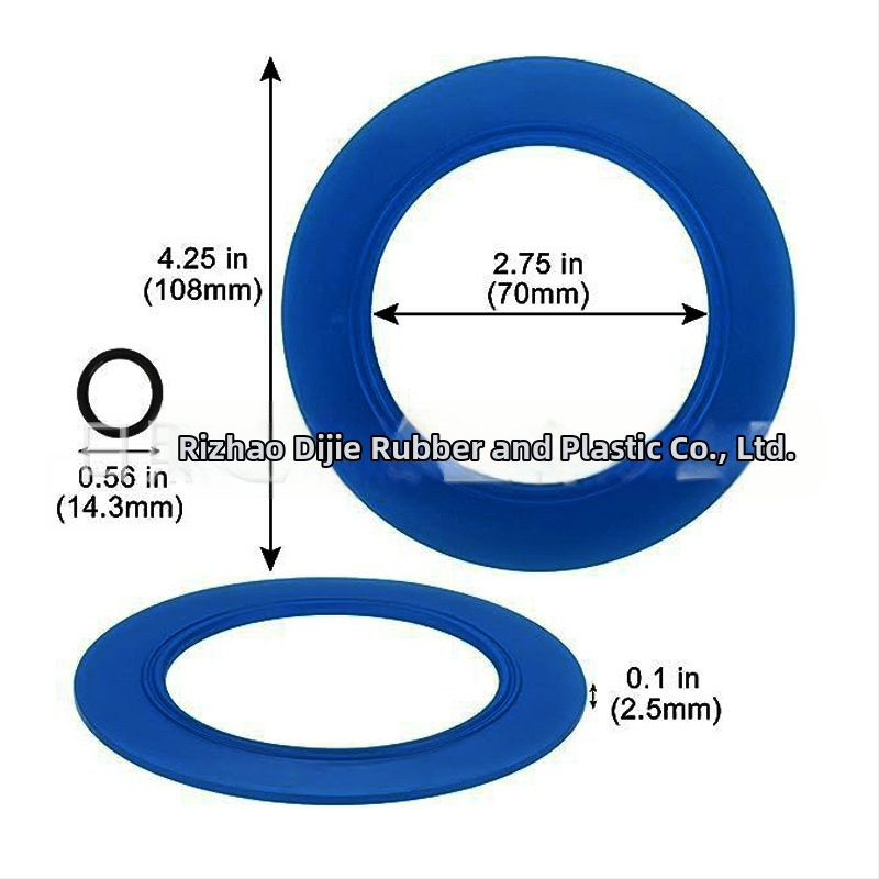 Silikónový tesniaci set pre splachovaciu váhu toalety — model dj00030, vysoká teplotná odolnosť, netečúci, značka Dijie Rubber & Plastic
