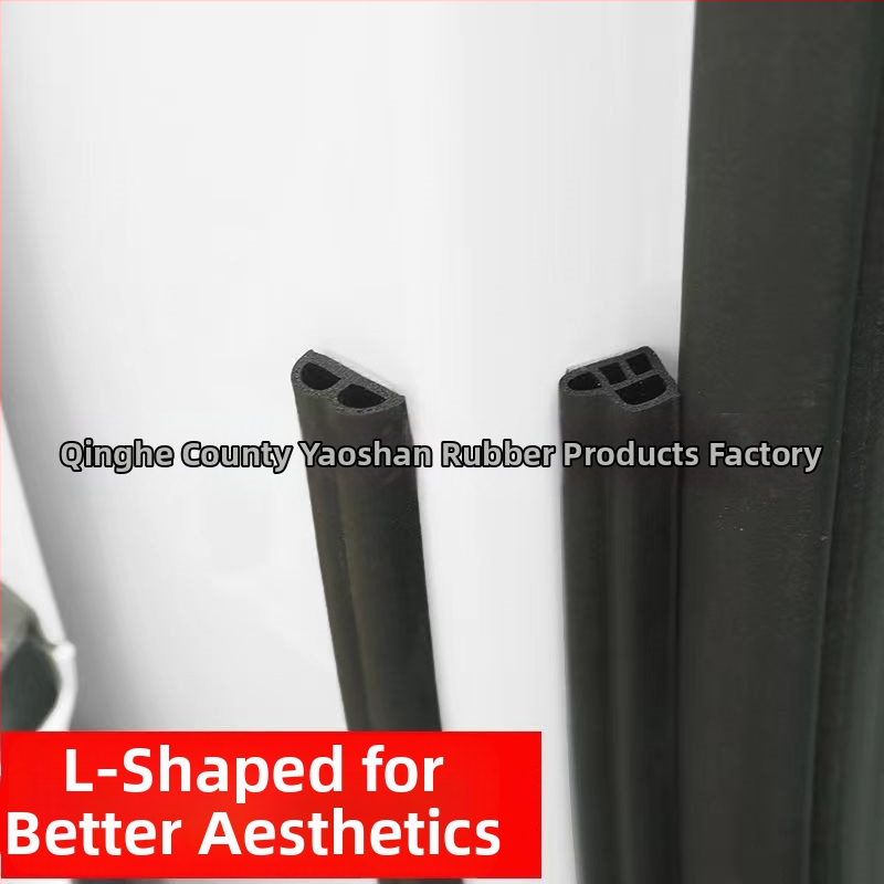 L-tvarované tesnenie – EPDM, pre autá, stroje, chladničky, dvere a okná; prachotesný, odolný voči počasiu a zvuková izolácia