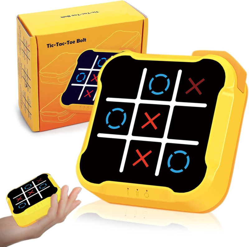 Električna višenamjenska tic-tac-toe igračka od ABS-a, napajanje baterijama, edukativna interaktivna igra za djecu 0–3 godine