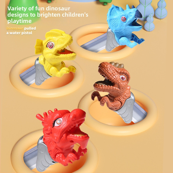 Pistol de apă din plastic, dragon cu două coroane – jucărie de apă pentru copii 4–6 ani, certificat 3C