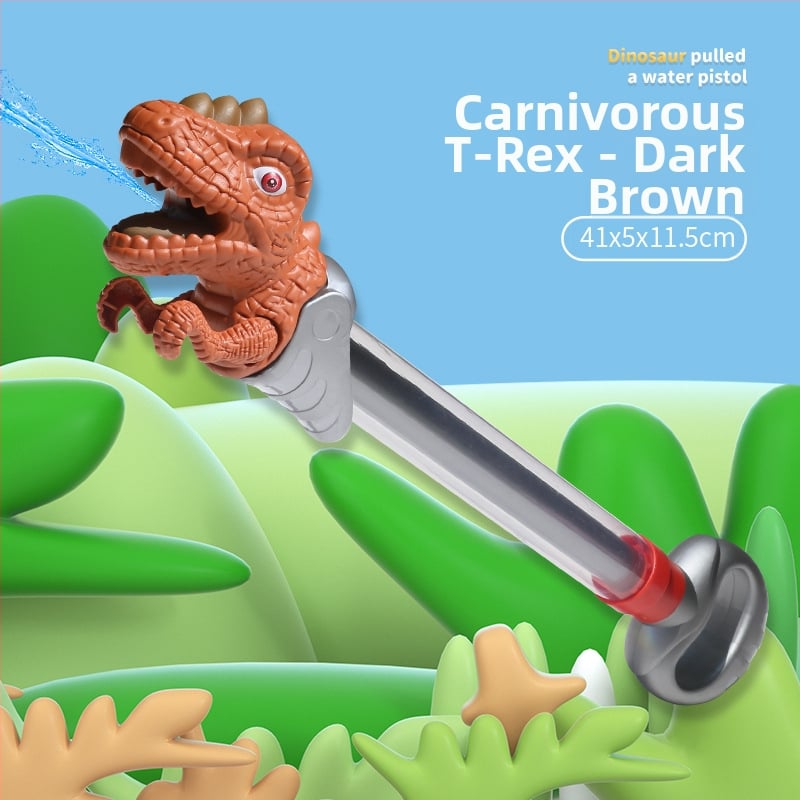 Pistol de apă din plastic, dragon cu două coroane – jucărie de apă pentru copii 4–6 ani, certificat 3C