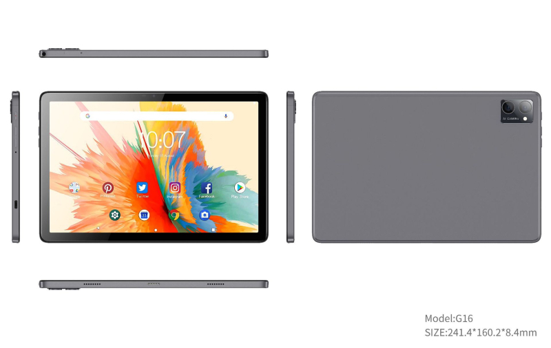 Tabletă Android pentru educație cu ecran IPS pentru protecția ochilor, procesor MTK octa-core 1.5GHz, 64GB memorie, 4G cu suport pentru apeluri