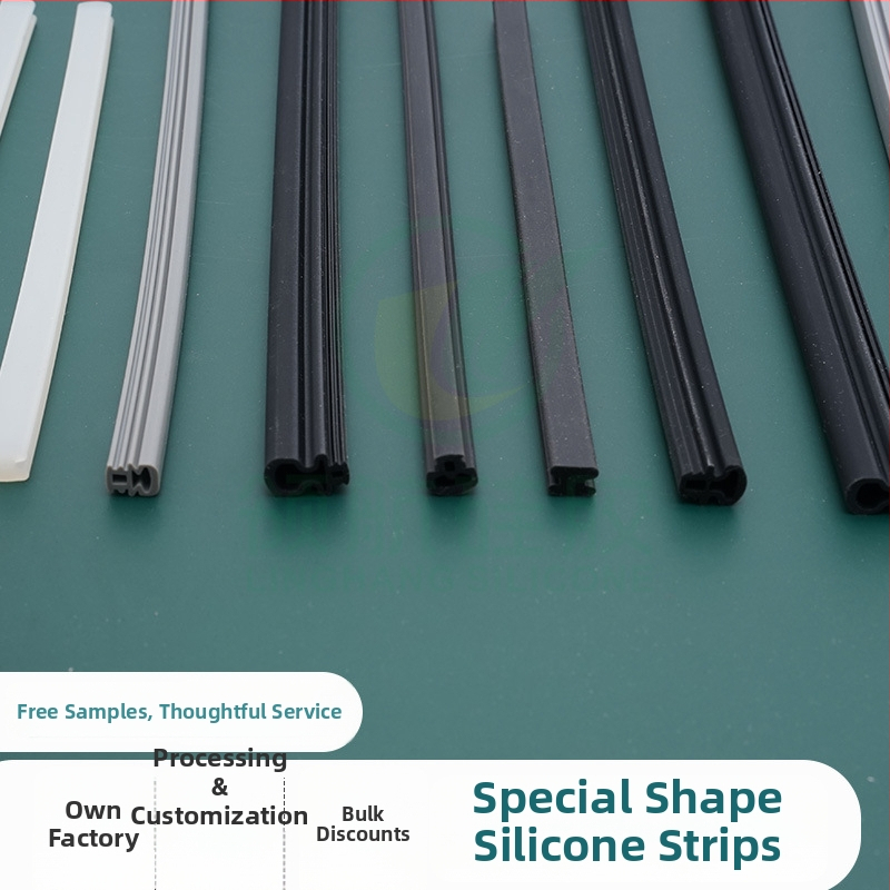 Špeciálne tvarovaná silikónová tesniaca páska pre dvere a okná spotrebičov; potravinárska kvalita silikónu; vysoká teplotná odolnosť