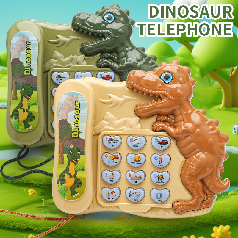 Dinozaurus priča stroj za predškolce – glazba, plastika, baterije, interaktivna igra roditelj-dijete 4–6 godina