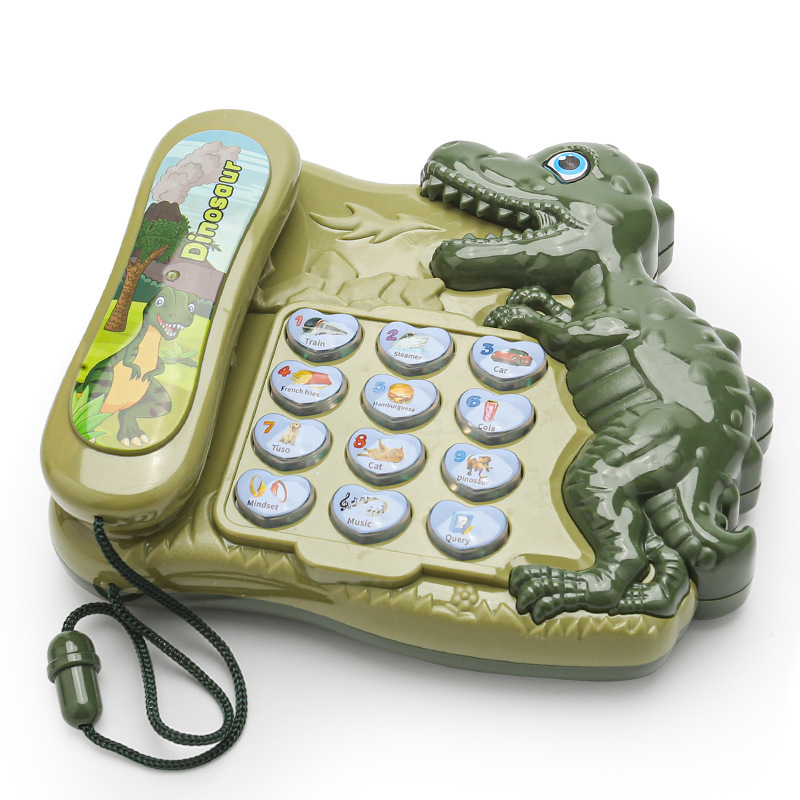 Dinozaurus priča stroj za predškolce – glazba, plastika, baterije, interaktivna igra roditelj-dijete 4–6 godina