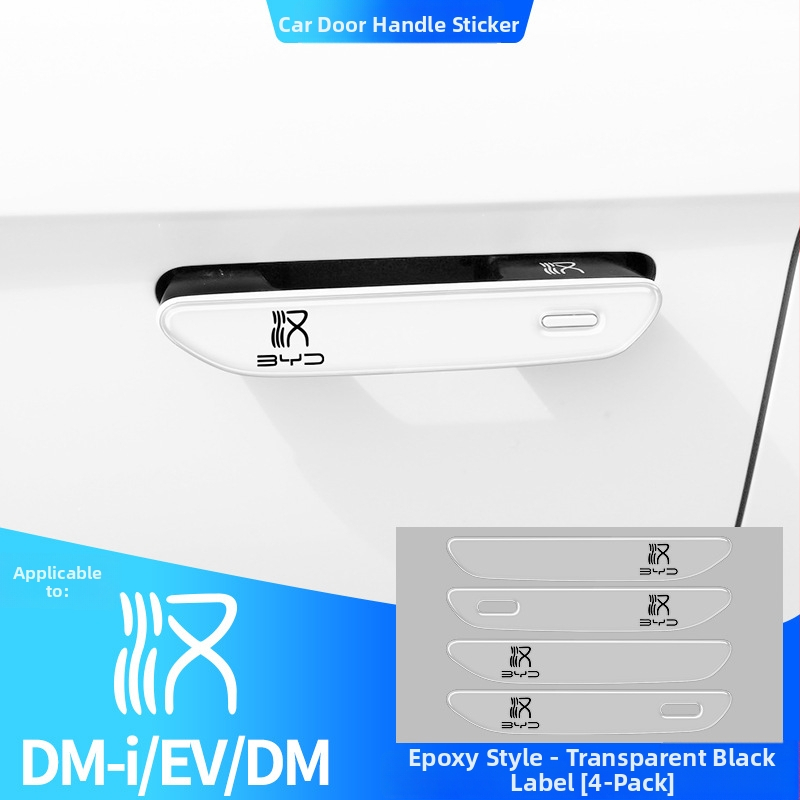 Protiskrípková gumová lišta na rukoväť dverí BYD Han, vzhľad karbónových vlákien, kompatibilná s Han rukoväťou, séria BYD-Han, prispôsobiteľné spracovanie