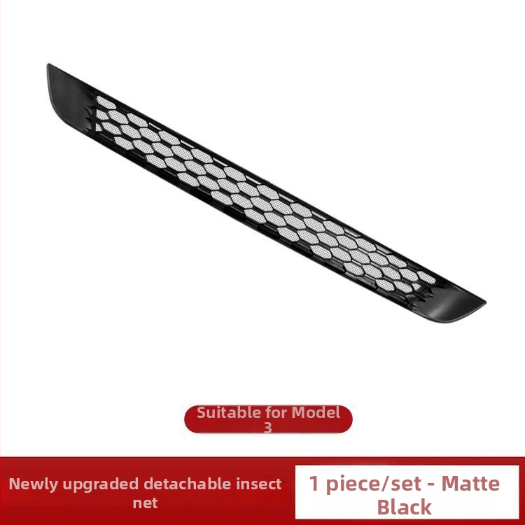 Acoperire pentru gură de aer a grilei Tesla Model 3/Y, plasă anti-insecte, ABS, Nr. 1256, Compatibil cu Tesla Model 3/Y