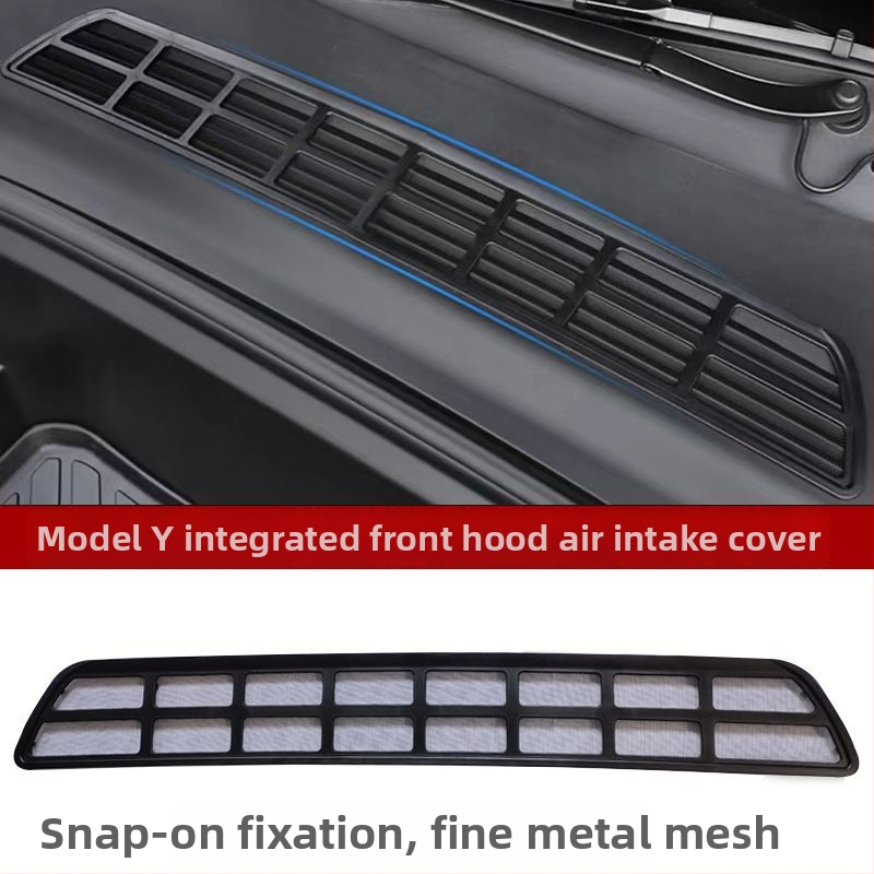 Acoperire pentru gură de aer a grilei Tesla Model 3/Y, plasă anti-insecte, ABS, Nr. 1256, Compatibil cu Tesla Model 3/Y