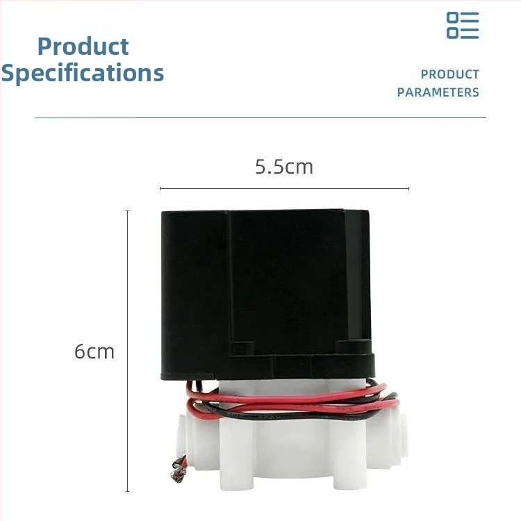 Solenoidový ventil 18S s automatickým preplachom, 24V, pre domáci RO systém na priame pitie vody – príslušenstvo