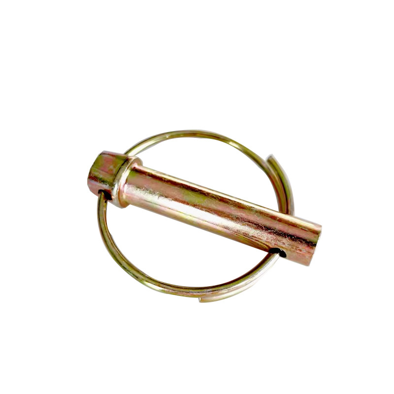 Pin de blocare pentru suspensia tractorului – anti-pierdere, GB/T 4329-2001, placare cromată