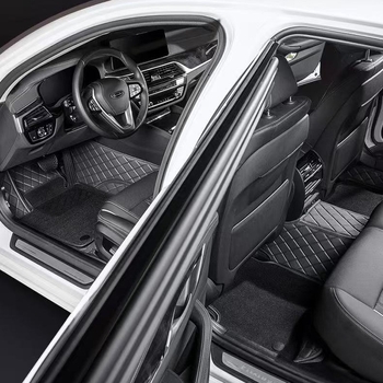 Xianglu Kétszeres rétegű bőr autópadló szőnyegek meghatározott modellekhez, kopásálló bőr