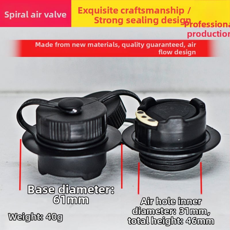 Βαλβίδα PVC σπειροειδής αέρα για φουσκωτά σκάφη και πισίνες — είσοδος αέρα και αποστράγγιση νερού, μάρκα Fhs/fohusen