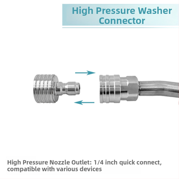 Vysokotlaký čistič s mosadzovým ventilom, 3/8 vnútorný závit sprchovej hlavy, 0.3 tryska, nerezová koncovka pištole, 1/4 rýchle pripojenie