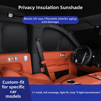 Automobilsko sjenilo za prozore Xiaomi Su7/Yu7 — aluminijska legura, snap-on ugradnja, pogodno za prednje, stražnje i bočne prozore