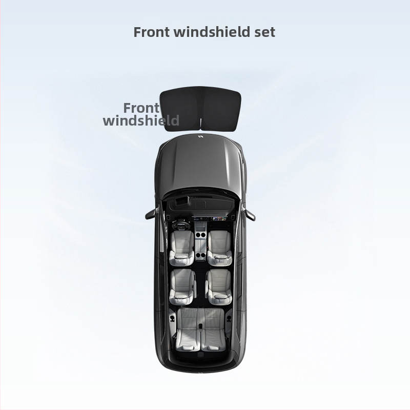 Automobilsko sjenilo za prozore Xiaomi Su7/Yu7 — aluminijska legura, snap-on ugradnja, pogodno za prednje, stražnje i bočne prozore