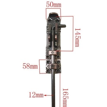 Udvari kapuszár cinkötvözetből, modell 00037, felületkezelés: Other, stílus: Other, típus: No