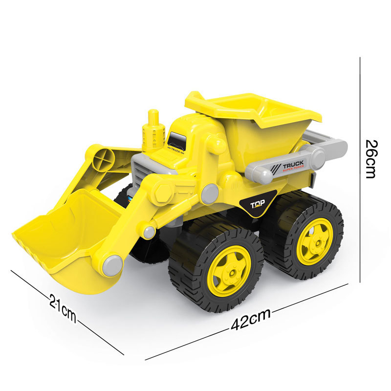 Dinoszaurusz építő jármű – homokozó játék gyerekeknek, műanyag, homokozó eszközök, 4–6 éveseknek, egycsomagos