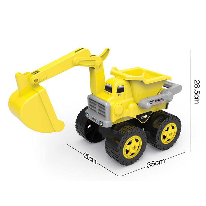Dinoszaurusz építő jármű – homokozó játék gyerekeknek, műanyag, homokozó eszközök, 4–6 éveseknek, egycsomagos