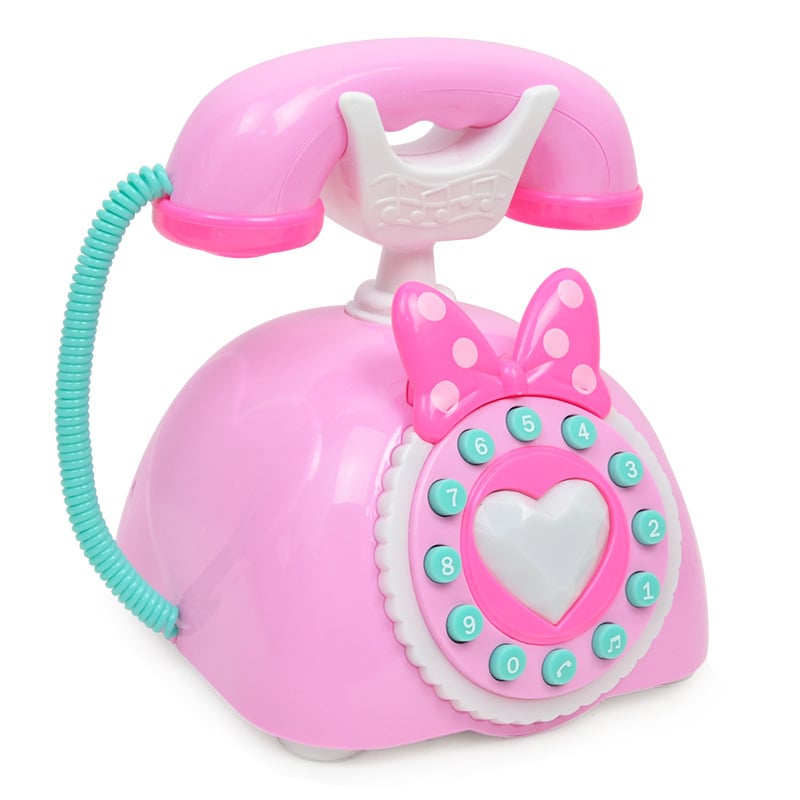Edukativna retro telefonska igračka – svjetla i glazba, ABS kućište, napajanje baterijama, za djecu 4–6 godina