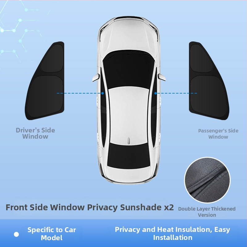 Jaluzea pentru geamuri auto Nio ES8, material Oxford, opac gros, prindere prin agățare, 3-5 ani de viață