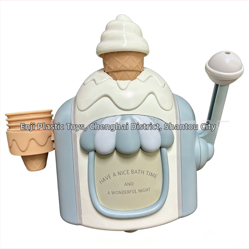 Ručný výrobca bublín a falošný zmrzlinový stroj na kúpanie | Plastová hračka, 3–6 rokov, Bublinková vodná hračka