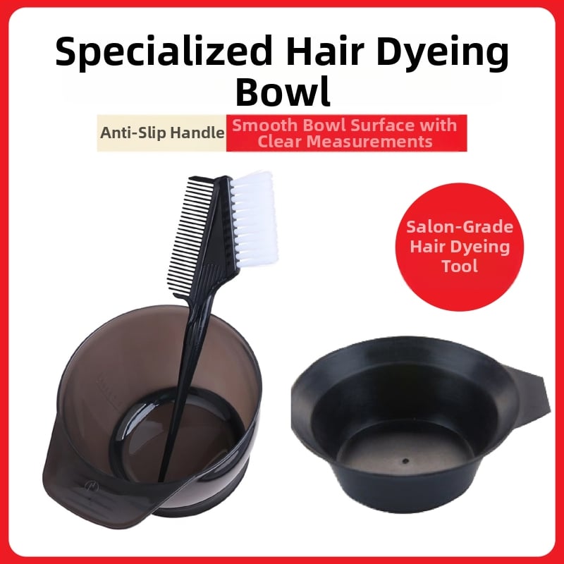 Σετ εργαλείων βαφής μαλλιών, 8 τεμαχίων, μιας χρήσης, περιλαμβάνει μπολ λαδιού και χτένα