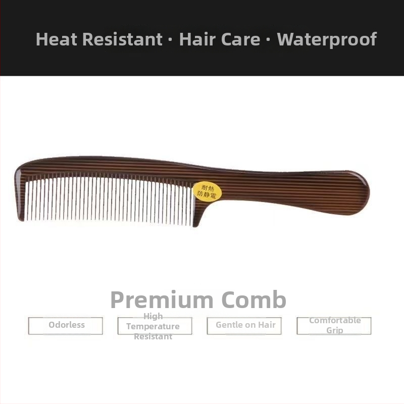 Hrebeň na vlasy anti-statický, profesionálny holičský nástroj, odolný, plastový (Anti-statický, Profesionálny, Odolný, Plastový)