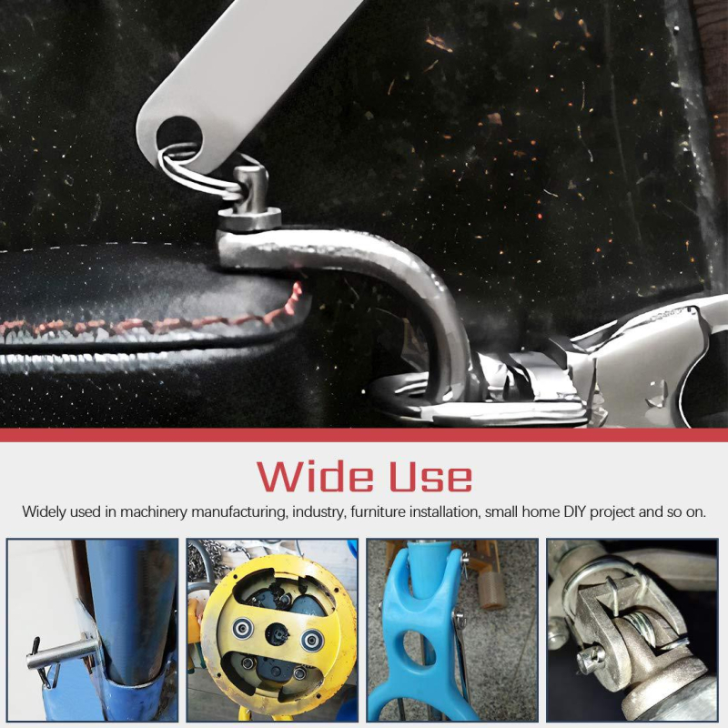 Știfturi de poziționare din oțel inoxidabil 304, cilindrice, cu cap plat cu orificiu, 96 bucăți în cutie