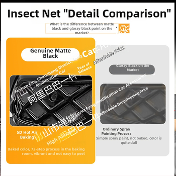 Plasă anti-insect pentru grila frontală Volkswagen Teramont Pro (Material: ABS)