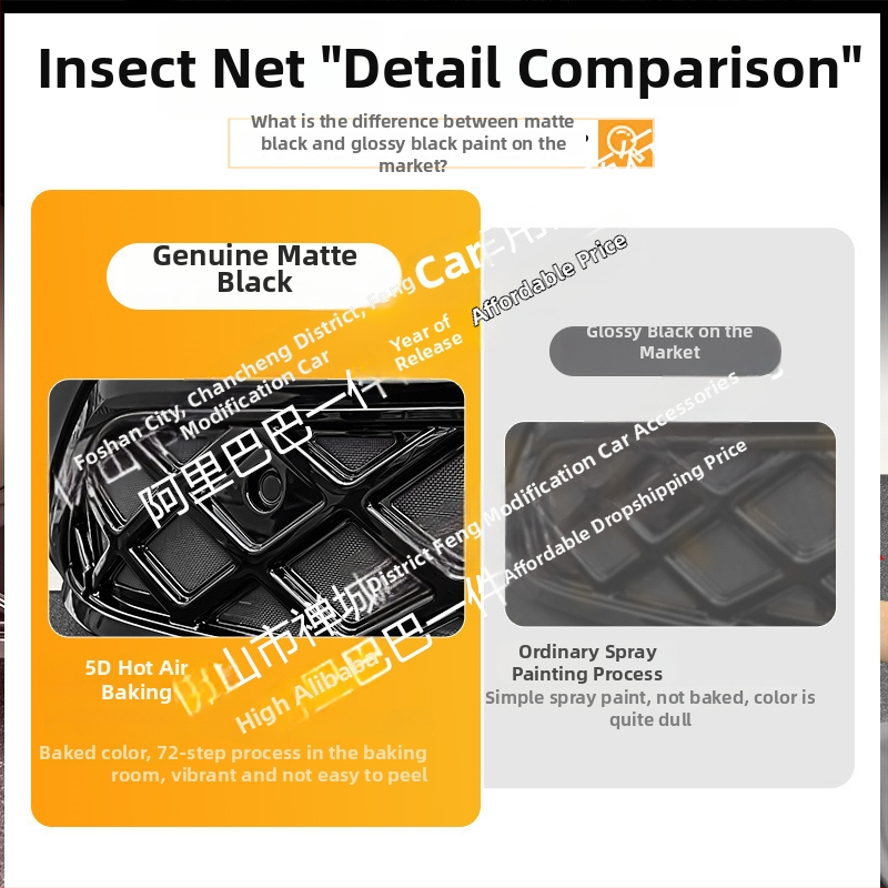 Plasă anti-insect pentru grila frontală Volkswagen Teramont Pro (Material: ABS)