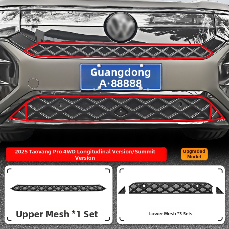 Plasă anti-insect pentru grila frontală Volkswagen Teramont Pro (Material: ABS)