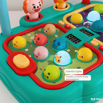 Mașină educativă interactivă pentru învățare timpurie, alimentată cu baterii, muzică și voce, jocuri părinte-copil, interacțiune emoțională, feedback tactil